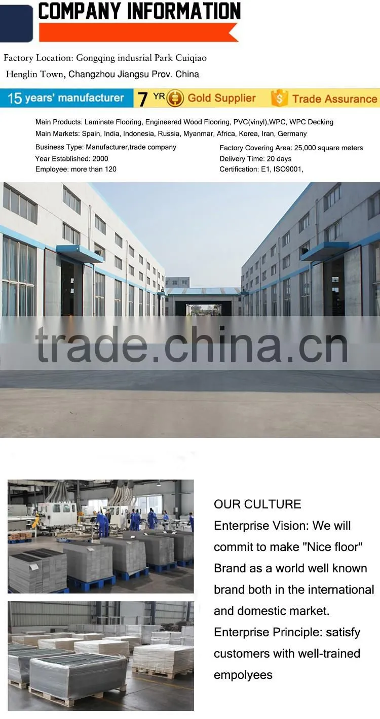 most popular factory direct sales wholesale china composite engineered wood flooring