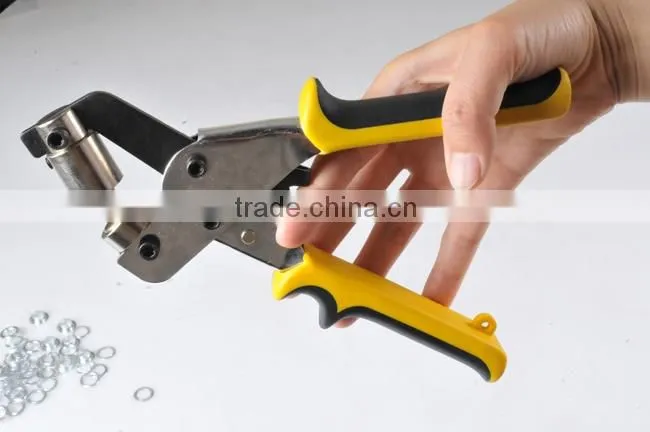 Mini Hand Press Grommet Punching Machine Tool for Eyelet #4 (10.5mm)