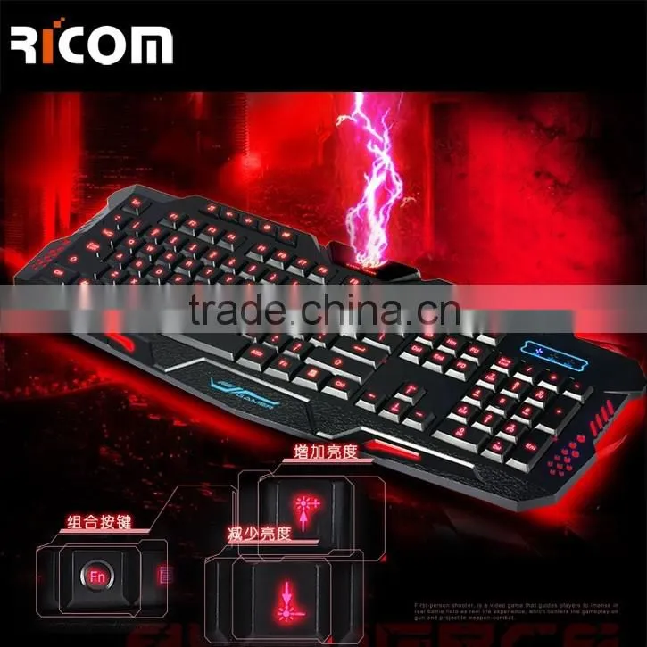Original and Professional Ultra-thin Waterproof Gaming Keyboard and Mouse----LK611---shenzhen Ricom