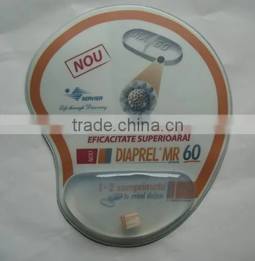 high quality transparent gel mouse pad