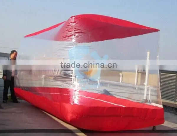 Hot sale inflatable car cover motorbike cover