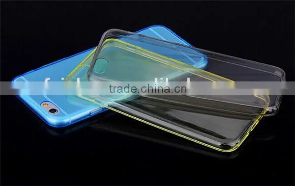 New style latest for iphone 6 plus slim clear tpu case