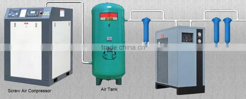315kw power system compressed air tool screw industrial air compressor prices