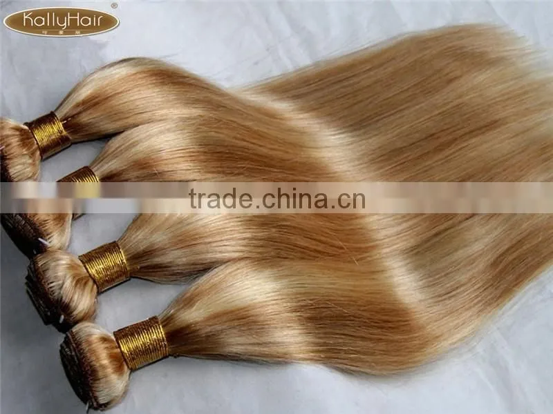 fast shipping cheap hair extension unprocessed two tone human hair weave