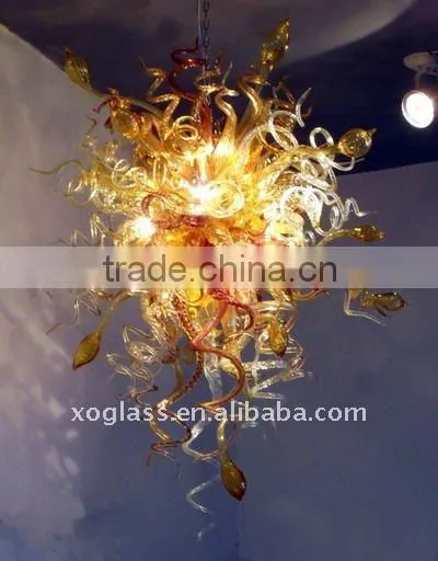 art glass chandelier xo-2010626 and crystal chandelier