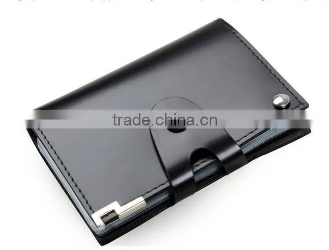 Custom leather organizer bulk business card holders