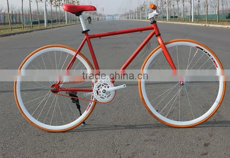 46cm fixed gear bicycle can freely try to meet customer requirements color standard high carbon steel bike