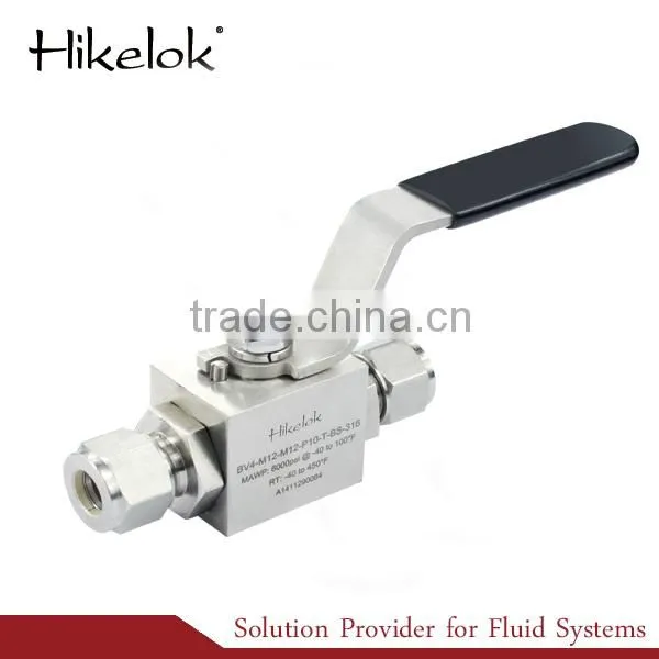 stainless steel adjustable floating ball valve