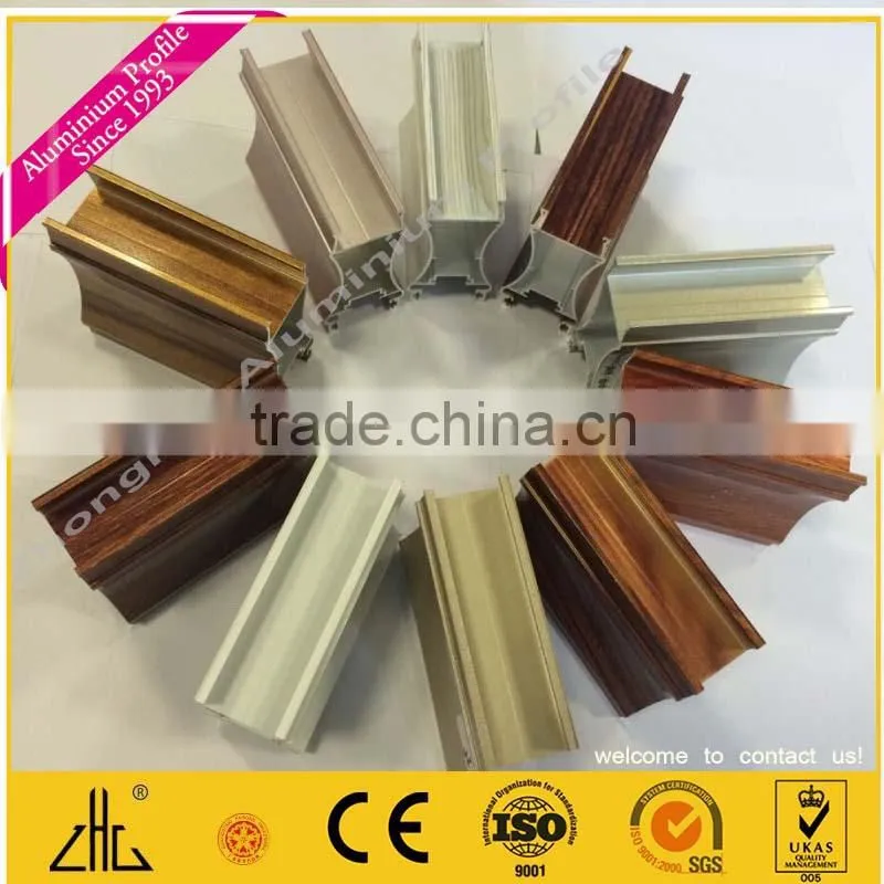 HOT! square pipe aluminium factory price / chairs' legs in kitchen table aluminium price per kg /wood grain aluminium profile