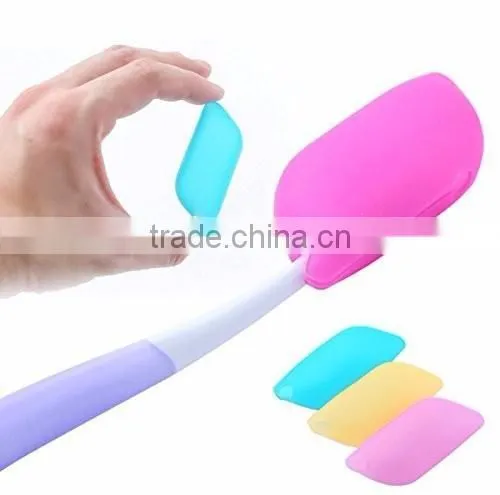 Bojie Toothbrush Holder With Cover Toothbrush Head Cover FDA Silicone Toothbrush Covers