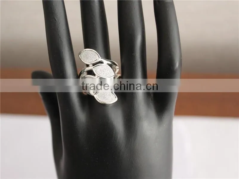 Jewerly rings white gold plated ring, finger ring design for women