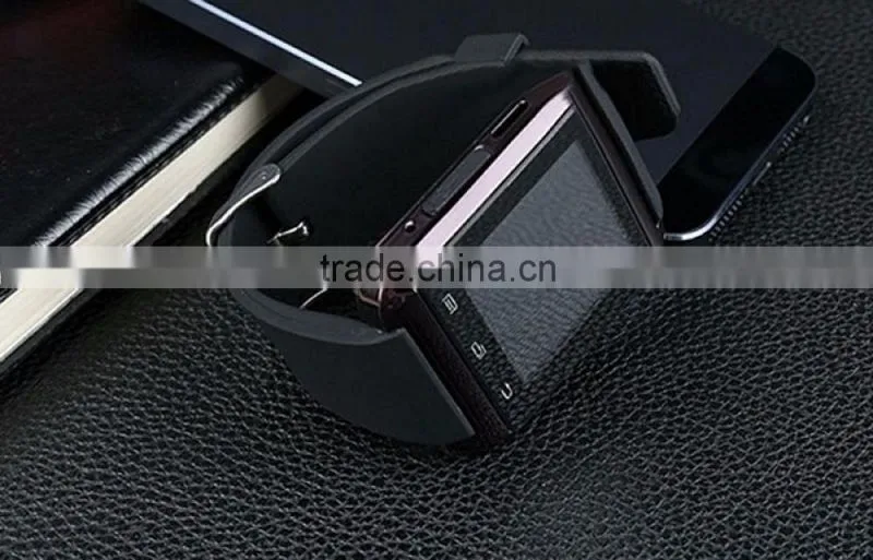 silicon bluetooth samrt watch with camera
