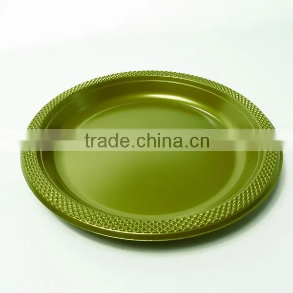 6/7/9/10/12 inch Coloful disposable plate PS material