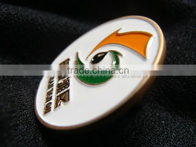 High quality die cast metal badge emblem lapel pin