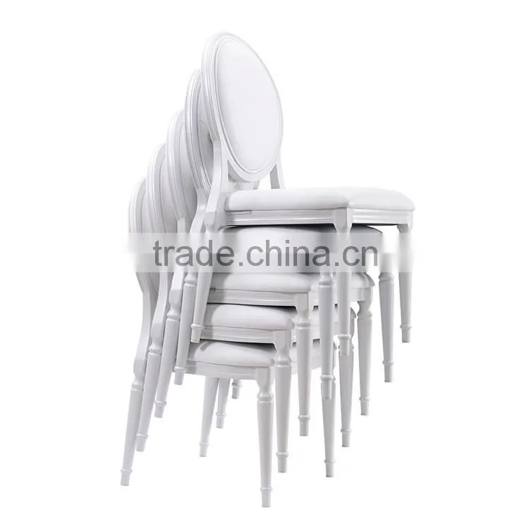 Hotel furniture wholesale luxury aluminum dining ghost chairs louis wedding stacking banquet chair