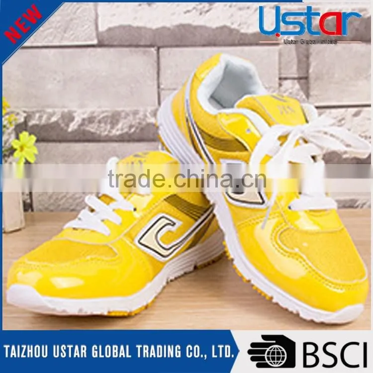 Assured quality cheap PU mesh women sport shoe