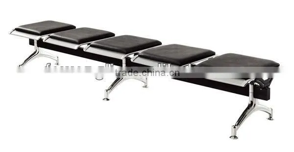 4 seater public bus station waiting chair