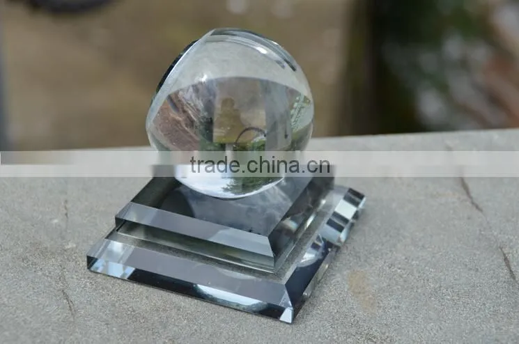 2016 nice special design k9 crystal clock