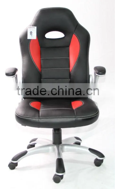 Racing Chair Modern Design Swivel Leather And Mesh Bucket Seat Chair HC-R033