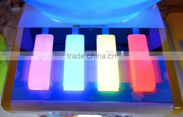 Coin operated magic piano game machine/tickets game machine