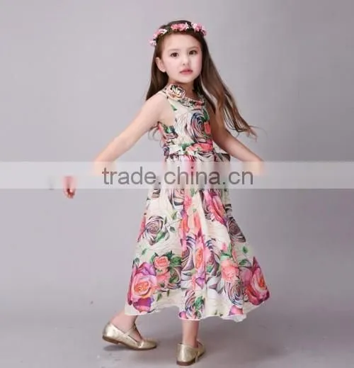 2016 boutique shop kids party dresses wholesale beautiful Princess fashion kids girls dresses