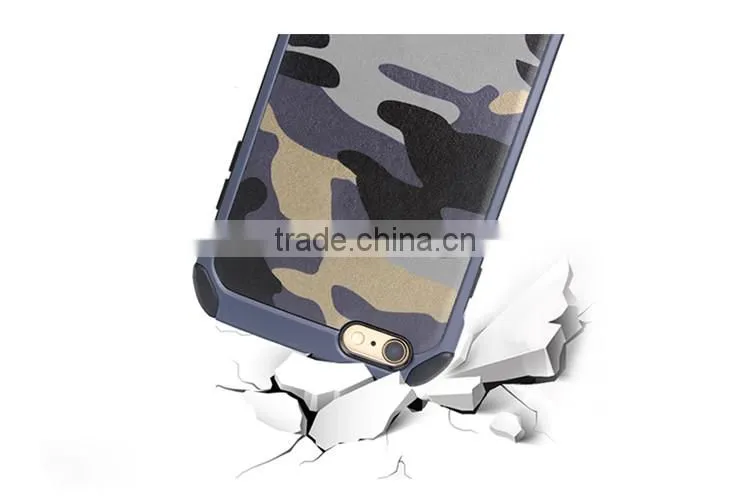 2016 Unique Design camouflage smart mobile phone case for iphone 7