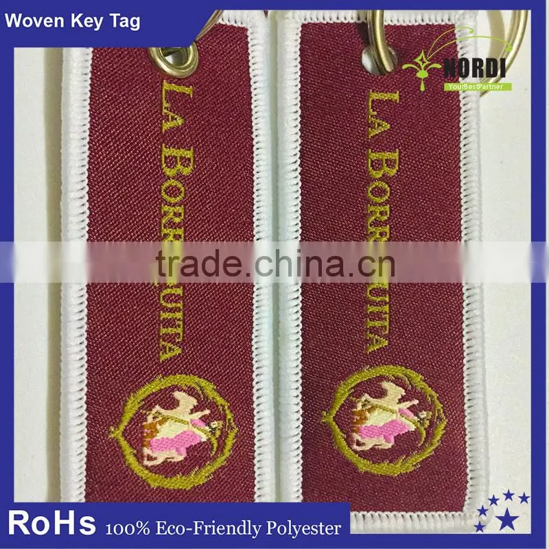 promotional New Design Fashion Metal KeyChain, remove before flight key tag