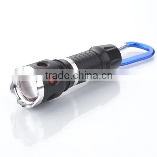 5w Battery Operated Aluminum Zoomable Promotion Torch