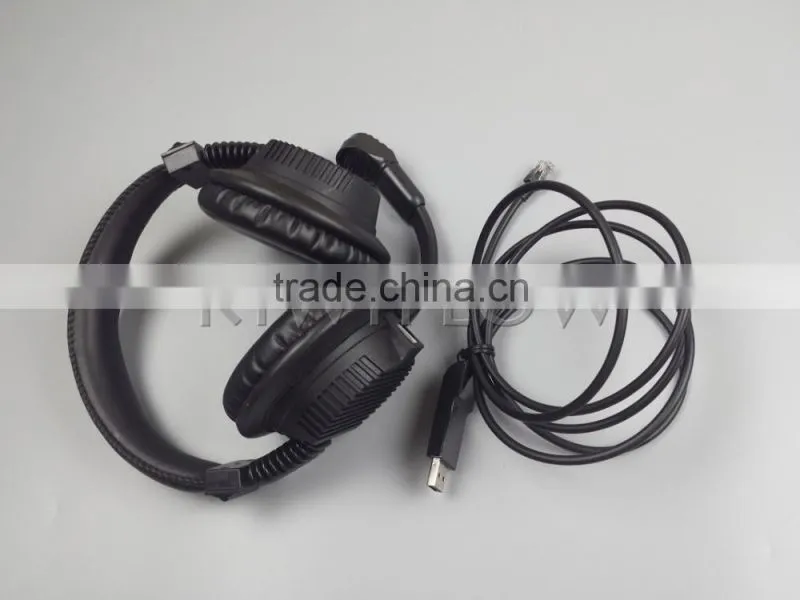 6.3mm plug language laboratory headset