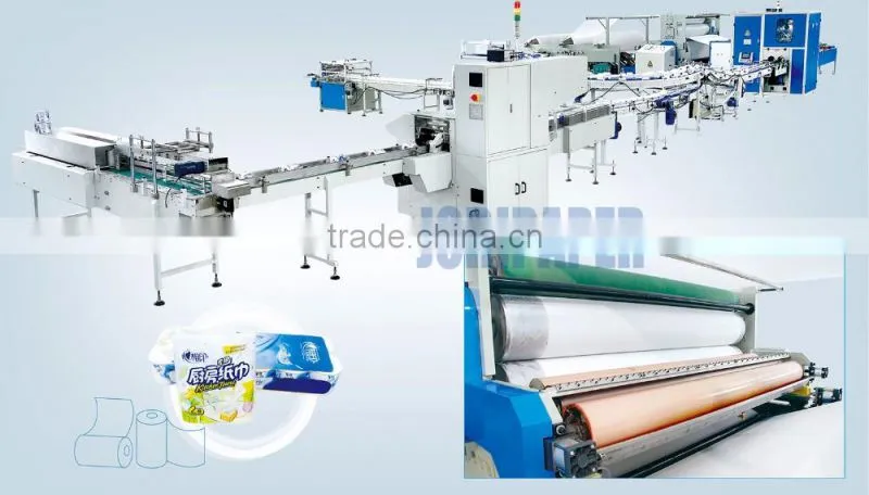 Fully Automatic Paper Production Line Toilet Paper Tissue Making Machine