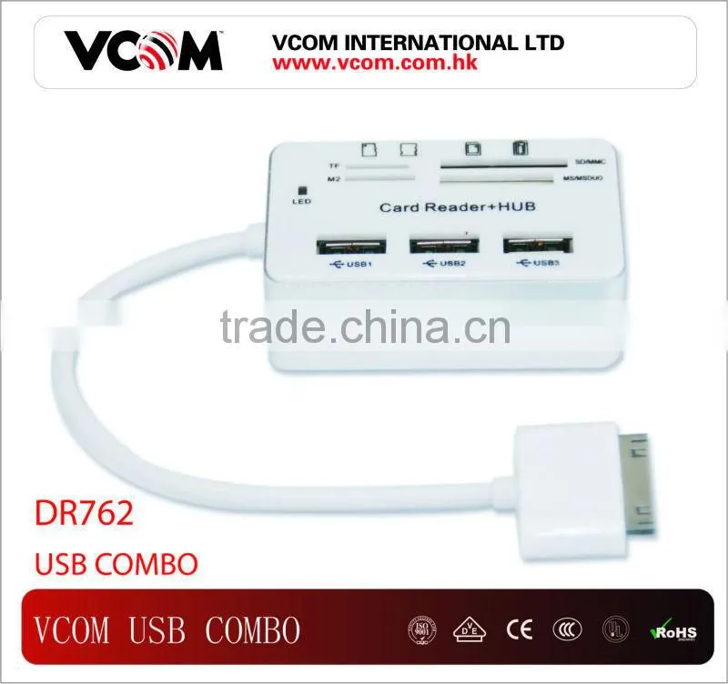 VCOM High Quality Portable Compatible USB 1.1 Card Reader