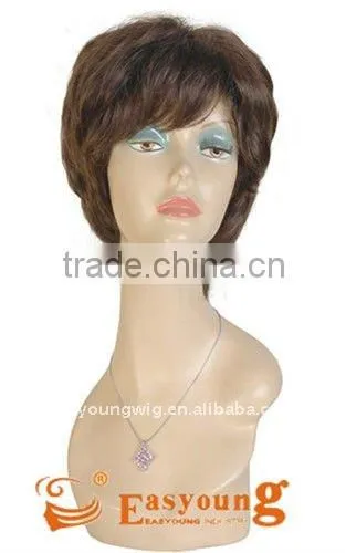 Old ladies short hair wigs for black women