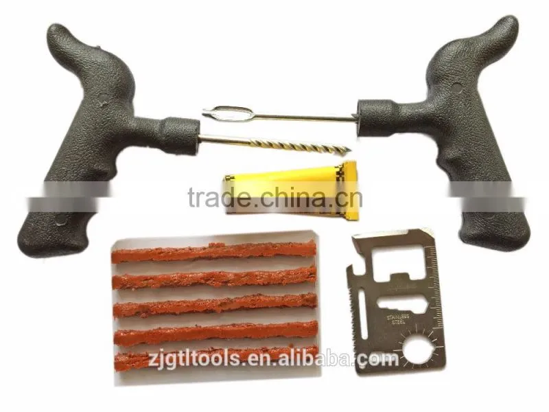 TLTR-01 Heavy Duty Tubeless Tire Repair Kit T-Handle Tire Plug Kit