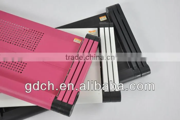 Portable folding design adjustable computer monitor stand