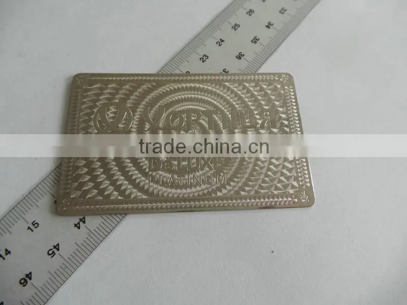stainless steel card,engraved metal business cards