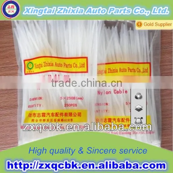 ZX-white cable tie/nylon cable ties straps with wonderful price !!
