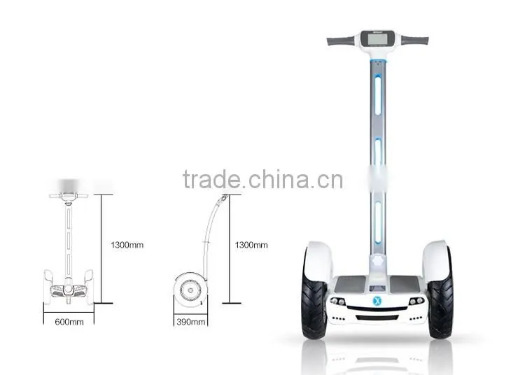 Newest 2 Wheels Scooter Adult Electric Skateboard With Handlebar