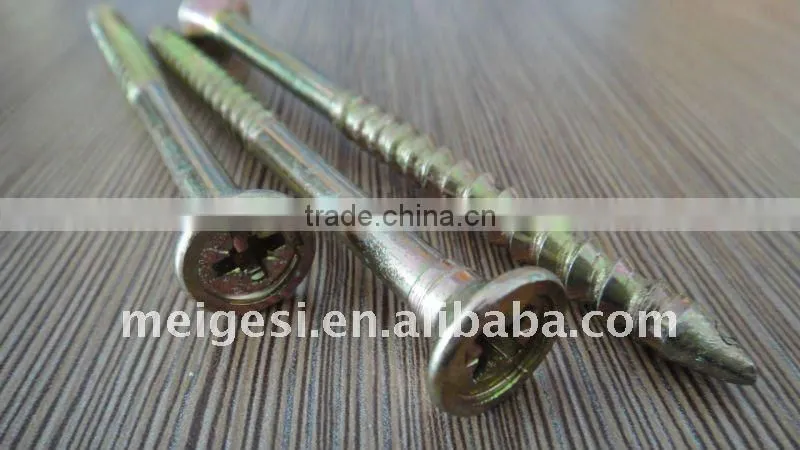 Pozi Flat Countersunk Head Nail Screw with Collar