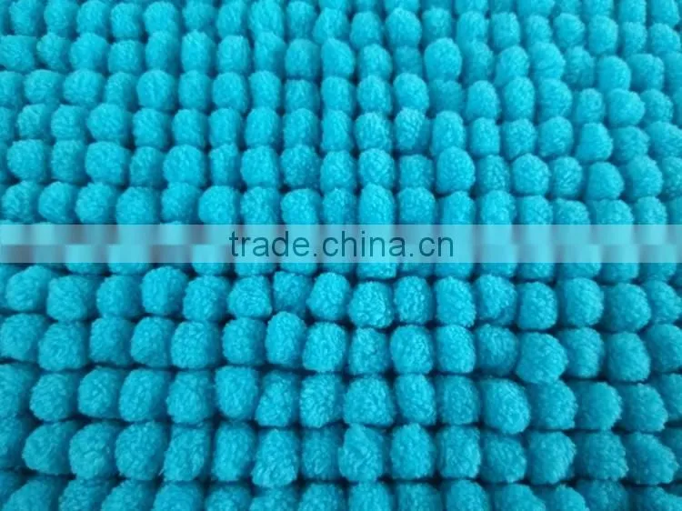 simple home textile chenille non-slip mat