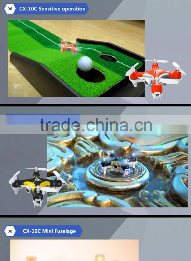 Cheerson CX-10C is the world's smallest drone with camera