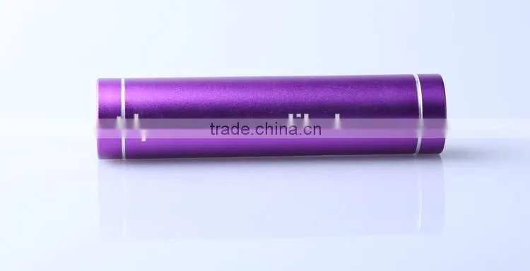 Best promotional gift power bank Cheapest 2600mAh Cylinder Shaped Power Bank Mini portable mobile power