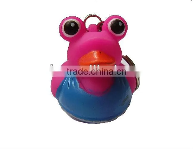 plastic rubber duck keychains