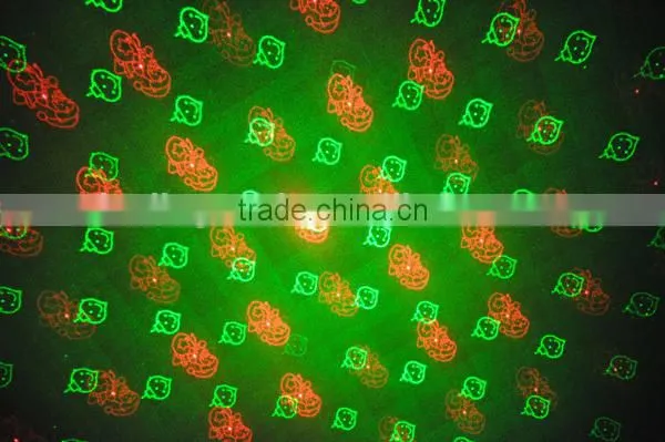 8 gobos DMX Mini laser projector/ laser show system