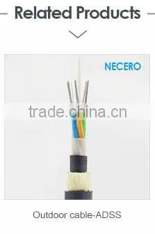 12 core fiber cable ADSS for overhead high voltage