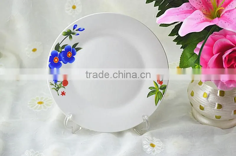 white prsonalised ceramic plates,ceramic grate plate