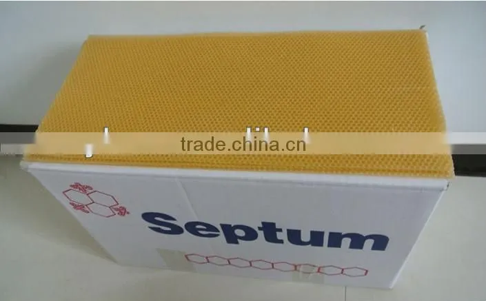 We are manufacturer in European markets for beeswax foundation sheet