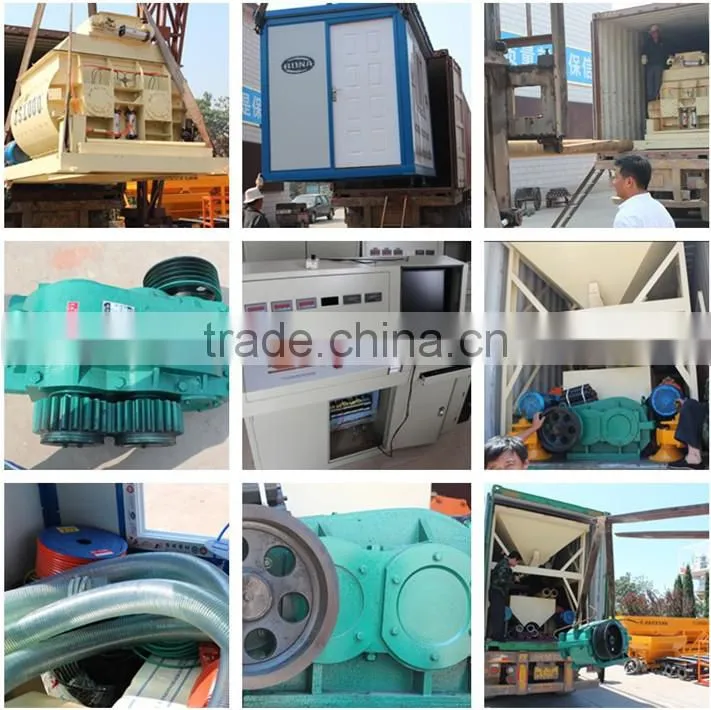 Low Cost Mobile YHZD25m3 Concrete Machine With Small Concrete Mixer