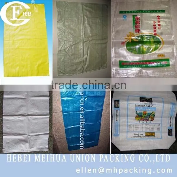 25 kilo woven sack/25kg polypropylene bags
