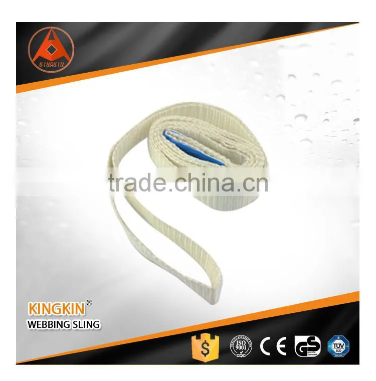 single layer loop type soft lifting slings lifting belt sling lifting sling for lashing