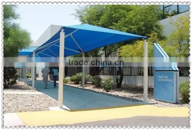 outdoor green sunshade sail tent